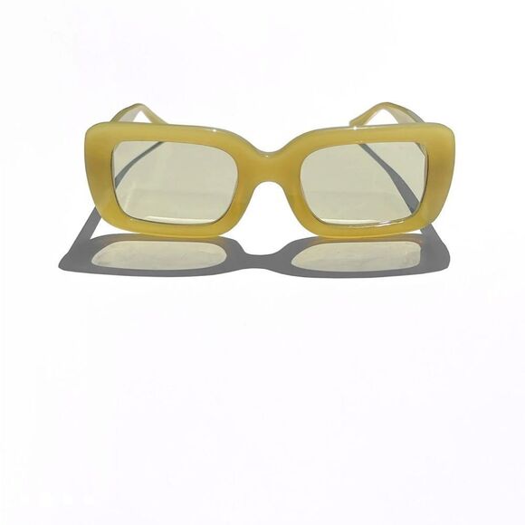 Anthropologie L Space Raie Eyewear Aries Sunglasses Green NWT - Picture 9 of 9